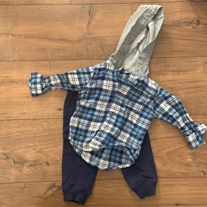Baby Boy Carters Flannel Set